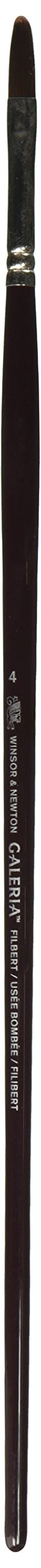 Winsor & Newton Size 4 Galeria Long Handle Filbert Brush