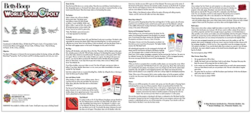 Juego de Mesa Betty Boop World Tour Opoly miniatura 4