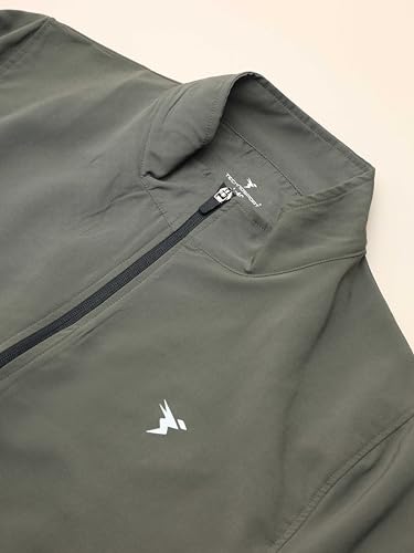 Image of TECHNOSPORT Men's Solid Polyester Techno Lite Jacket With SPF50+ And Microbial Properties