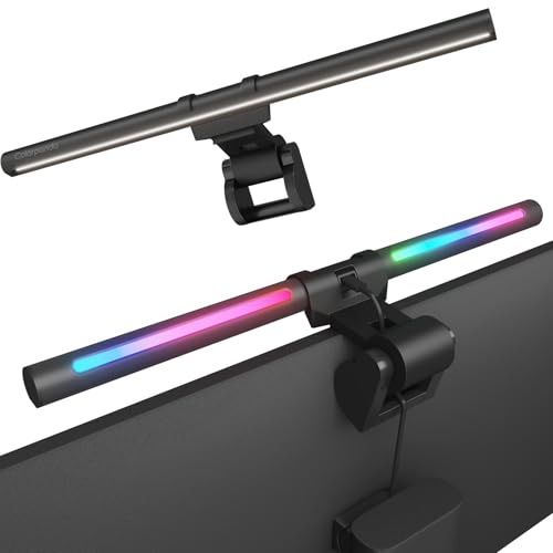 Image of Monitor Light Bar, USB Reading LED Task Lamp with Touch Control, No Screen Glare Dimmable Desk Lamp Computer Monitor Light Bar for Home Office Gaming,Work with Alexa and Google Assistant