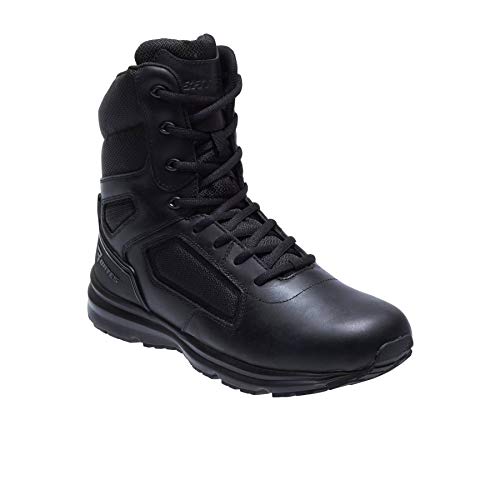 Bates Raide WP - Botas militares con cremallera lateral, color negro