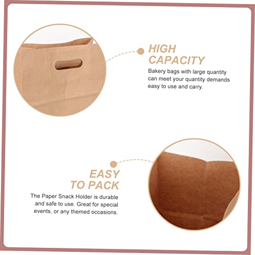 Papel kraft para pan galletas dulces tostadas bolsas embalaje alimentos 5