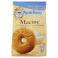 Mulino Bianco Biscotti Frollini Macine con Panna Fresca, Colazione Ricca di Gusto, Senza Olio di Palma, 350 g