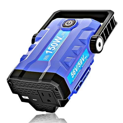 Image of 150W Portable Inverter Power Inverter Compatible with EGO Power+ Battery for Home and Outdoor