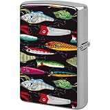 ライターケース 鯉幟 魚柄 ZIPPO兼用ケース ジッポライターカバー Zippo交換用外側 喫煙具 金属 誕生日 父の日 タバコ愛好者 プレゼント