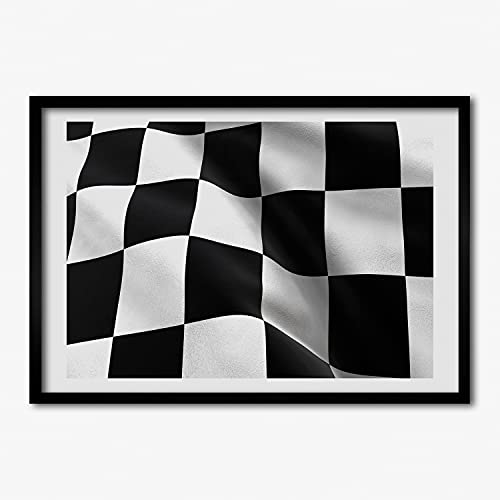 Peinture 70x50 cm Tulup cadre MDF photo affiche drapeau de finition