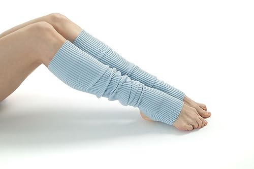 Image of Leg Warmers & Socks for Women's Dance & Yoga - Open Toe & Heel - Eighty's 80s Ribbed Party & Sports Socks