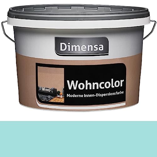 Dimensa Wohncolor bunte Wandfarbe hell-blau 2,5 Liter