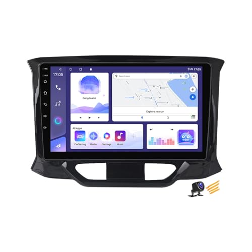 ZARAPLUS Radio De Coche Android 14 para Lada X-Ray 2015~2019 Pantalla Táctil 9 Pulgadas Autoradio Bluetooth Carplay Android Auto Navigation Controles del Volante Cámara De Reversa,M150S 2+64G