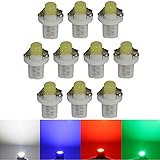 Dimmbar LED-Mafia B85d B8 5D Halogen Tachobeleuchtung Cockpitbeleuchtung - weiß blau rot grün (blau, 5X)