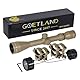 Goetland Gewehr Zielfernrohr 3-9x40 Airsoft Crosshair Optik R4 Absehen mit Montage Ringe SFP für Taktische Jagd Luftgewehr Sportschützen