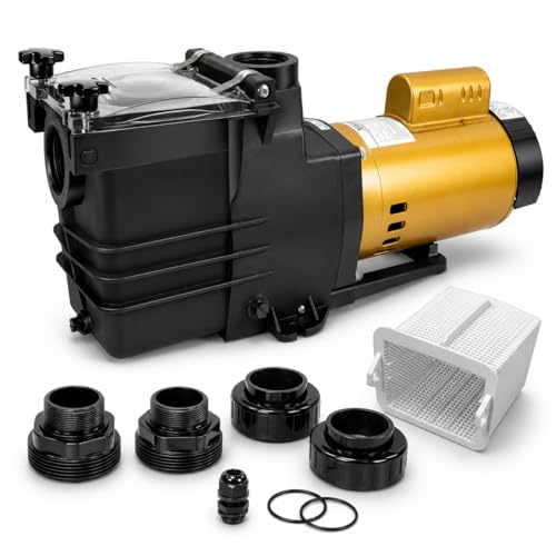 XtremepowerUS 1HP Variable Speed Pool Pump for Above/In-Grou...