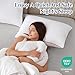 JOLLYVOGUE Pillows Queen Size Set of 4 for Sleeping, Soft and Supportive Bed Pillow with Down Alternative Filling for Side and Back Sleepers, Hotel Collection