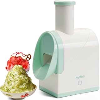 JoyMech Portable Shaved Ice Machine, Snow Cone Machine, Smart Ice Crusher, Ice Shaver with Built-in Rechargeable Batteries, Perfect for Outdoor and Home Use