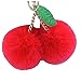 Bontannd Fluffy Kugel Pompom Keychain Kirsch Gold-schlüsselanhänger Keyring Bag Pompon Hochzeit Schmuck