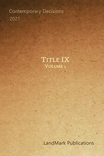 Title IX: Volume 2