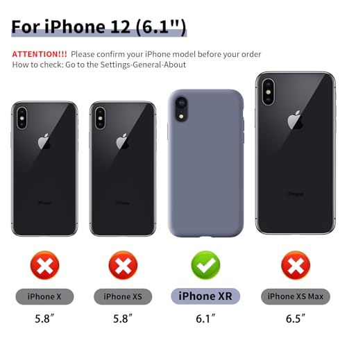 TAXXOE Silicone Case Compatible with iPhone XR Case Soft Ultra Slim Protective Shockproof Liquid Silicone Phone Case,Anti-Scratch Microfiber Lining - Image 2
