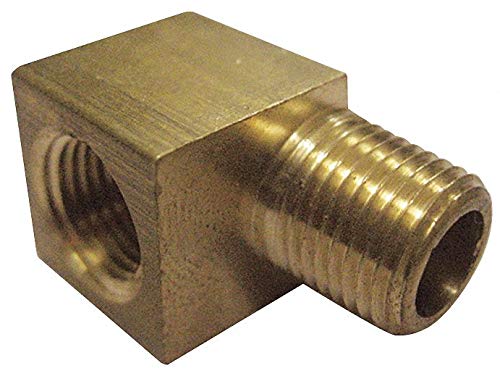 90 Degrees,Brass Street Elbow, 10 Pk Mnpt X Fnpt 1/2 in Pipe Size-2040004594