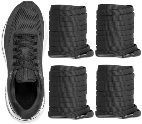 UamGlsob 2 Pares de Cordones Planos Ultrafinos de 6 mm con Patrón...