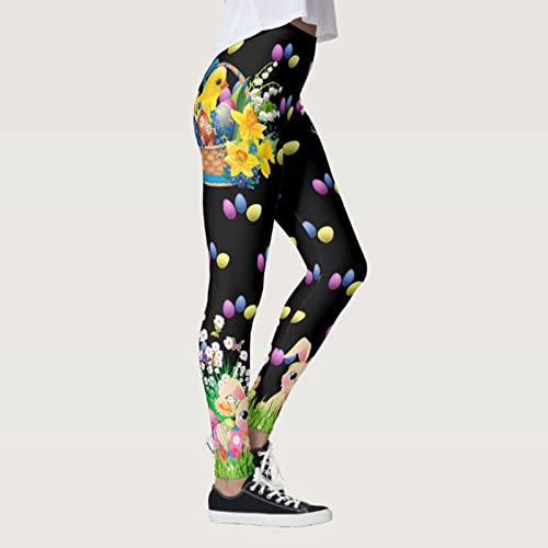 Funny Easter Candy Yoga Pants Leggings for Women Girls High Waisted Tummy Control Stretchy Workout Sports Leggings Tights3