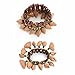 HUIANER African Nut Shell Hand Bell Bracelet Tribal Style Handbell Drum Percussion Accessories Hand Chain