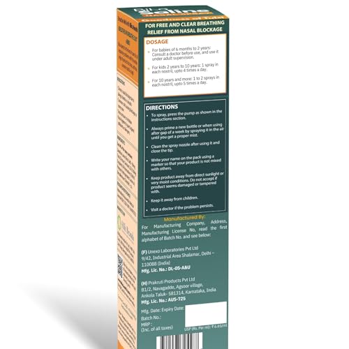 Image of Bibo Spray - Multiple Symptom Saline Nasal Spray | 60ML