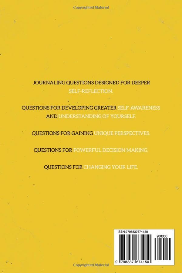 Miniatura 2 de 51 Questions That Changed My Life Tool for Self-Reflection (Thinking Tools)