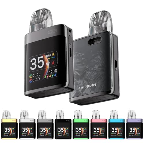 �y���K�i�zCaliburn G3 Pro KOKO Kit �d�q�^�o�R �J���o�[�� G3 �v�� �R�R �X�^�[�^�[�L�b�g 1250mAh�o�b�e���[ 35W�̍ő�o�� 1.8 �C���`�̃f�B�X�v���C �G�A�t���[������ �x�C�v TYPE-C�[�d �R���p�N�g �j�R�`