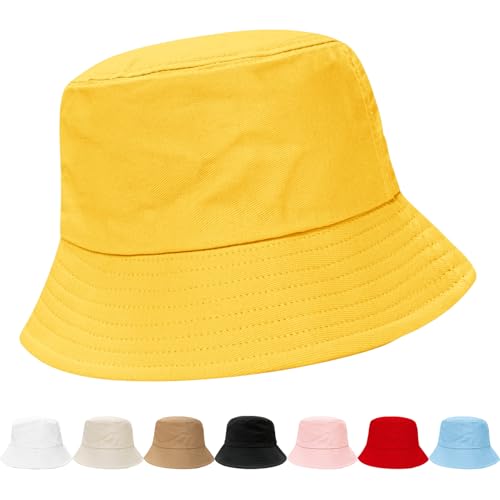 Image of NPQQUAN Bucket Hats for Men Women Packable Foldable Sun Hats for Women Beach Travel Cap