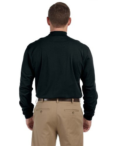 Devon & Jones Unisex-Adult Sueded Cotton Jersey Mock Turtleneck3