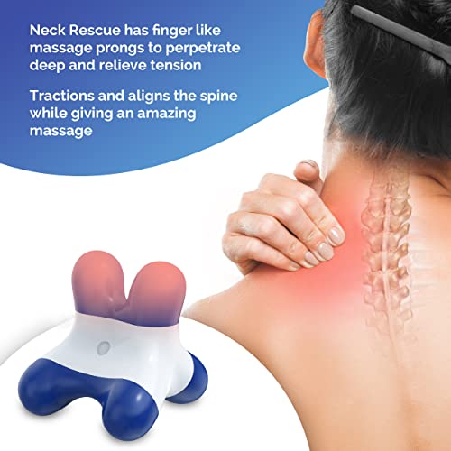 Women's Neck Rescue Massager For Pain Relief Deep Tissue, Reaches Small Neck Muscles Other Massagers Cannot, Unique Trigger Point Massager Comfortably Relieves Muscle Tension, Trigger Points, Headache #TOP1