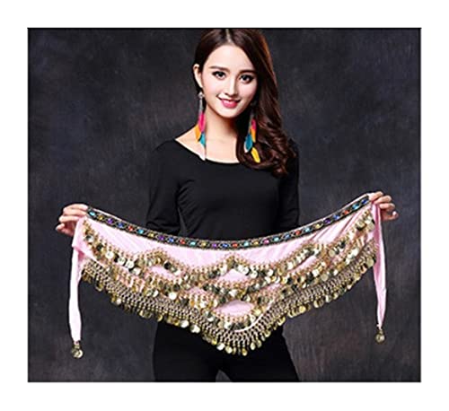 Lenço de quadril para dança do ventre feminino fantasia de dança do ventre lenço de quadril acessóri