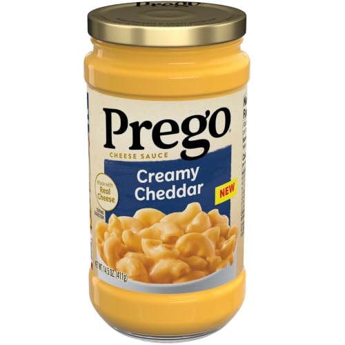Prego Creamy Cheddar Cheese Sauce, 14.5 oz...