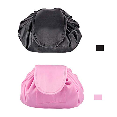 TLBTEK, Beauty Case da viaggio Rosa Nero