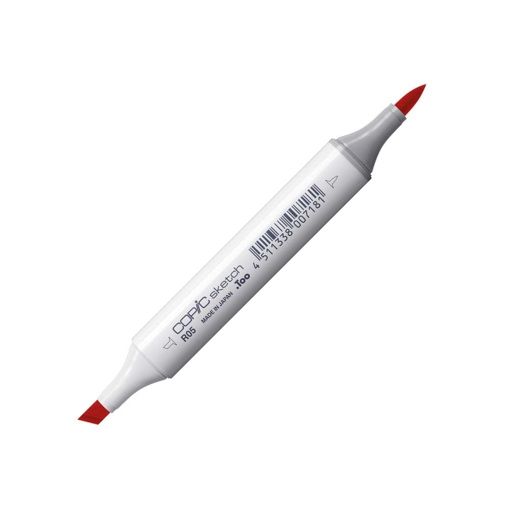 Copic Sketch Coloured Marker Pen - (R-05) Salmon Red, For Art & Crafts, Colouring, Graphics, Highlighter, Design, Anime, Professional & Beginners, Art Supplies & Colouring Books