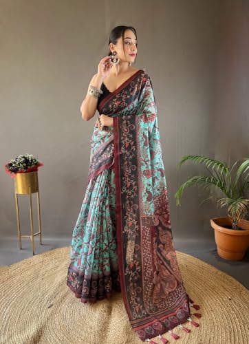 Saree coton impression numérique haute définition style casual moderne