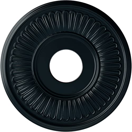Image of Ekena Millwork CM15BENSF 15 3 /4 inchOD X 3 7 /8 inchID X 3 /4 inchP Berkshire Ceiling Medallion Fits Canopies Up to 7 inch, Night Shade