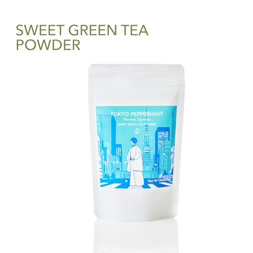 Té verde japonés en polvo con menta 100g miniatura 2