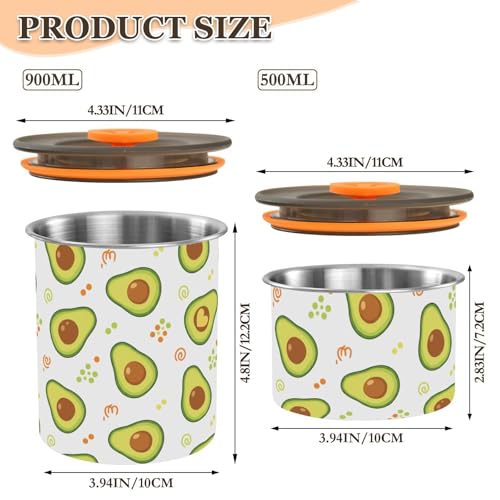 Recipiente Hermético de Acero Inoxidable para Café 900ml miniatura 2