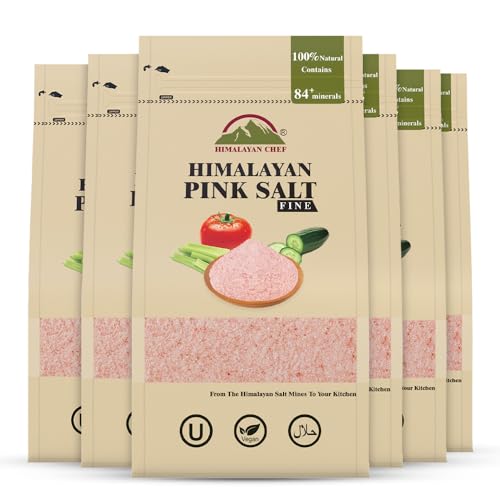 Image of Himalayan Chef Pink Himalayan Salt – Fine Grain, 1 lbs, 1Pack | Pure, Natural & Mineral-Rich | Unrefined Salt for Cooking, Seasoning & Daily Use