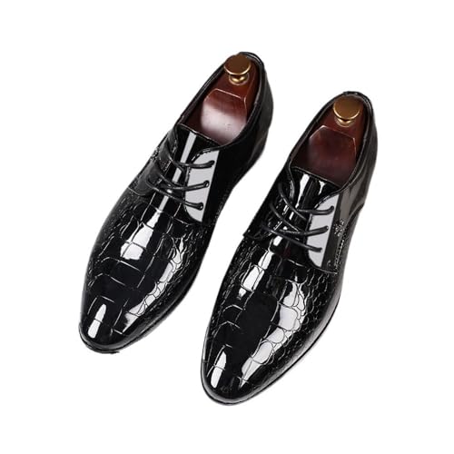 Men's Leather Shoes Business Shoes Large Size Wedding Shoes Oxfords(48)3