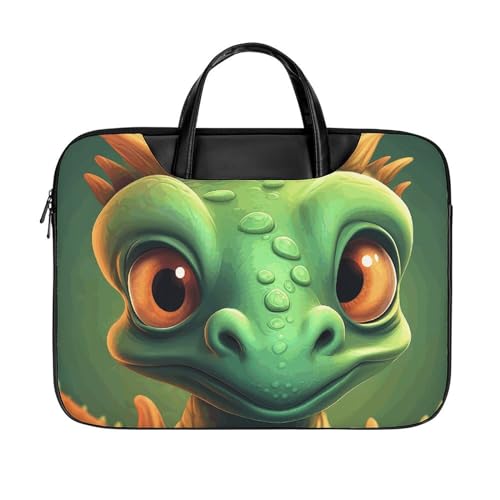 Bolsa para Laptop Dragón Caricatura Impermeable 17'' miniatura 1