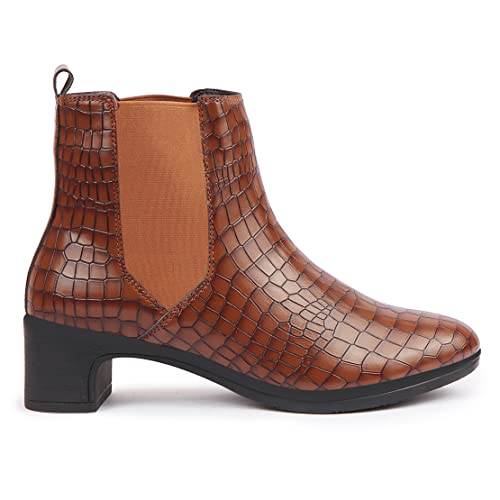 Image of FAUSTO Women Flared Heel Boots