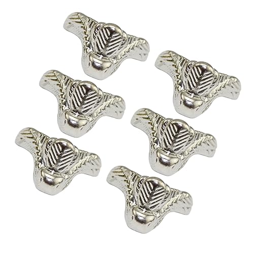 Zerodeko 16pcs Iron Sofa Legs Cabinet Corner Protectors Furniture Corner Protectors Sofa Protector Metal Corner Protector Brass Furniture Legs Replacement Furniture Legs Vintage Support Leg