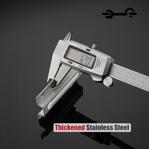 JQK Chain Door Guard with Lock, White 2 Pack Chain Lock Stainless Steel Chain Locks for Inside Door and Extra Front Door, HDC120-WH-P2 - Image 7