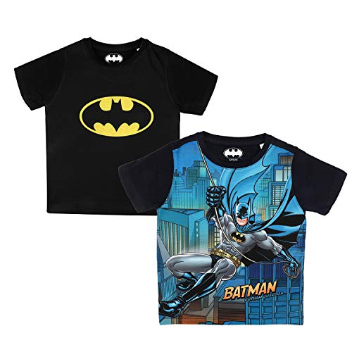 Image of BATMAN Boy's Cartoon Regular Fit Tshirt