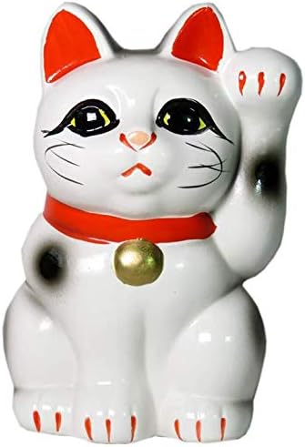 Manekineko 3 - Alcancía para gatos (3.5 in) (izquierda)