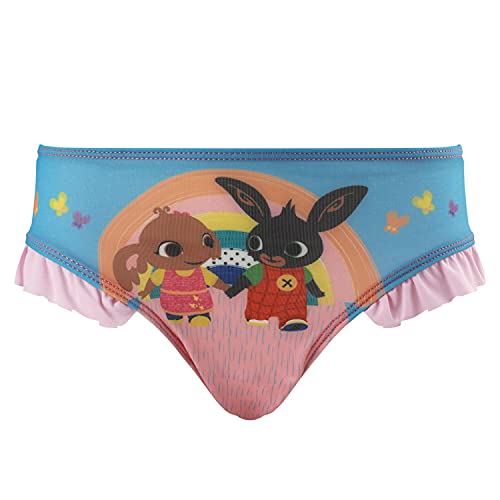 Bing Bunny - Fille - Maillot de bain pour fille - Monokini - 2 pièces - Installation avec Volant Mer Piscine - Produit original - Rose - 5-6 ans Cover