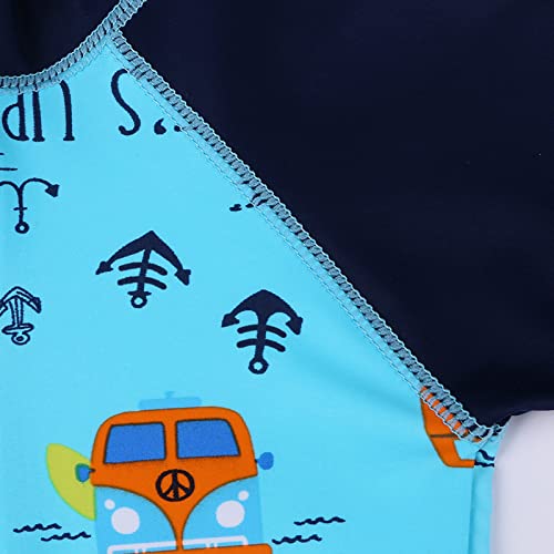 HUAANIUE Baby/Toddler Boy Swimsuit Rashguard Swimwear Long Sleeve One-Piece4