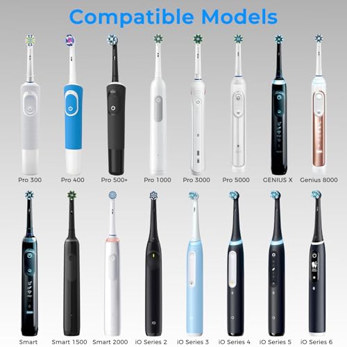 Image of Charger for Oral B iO Series 2 3 4 5 6, Pro 300 400 500 1000 3000 5000,Genius, Smart 360 2000 Electric Toothbrush Charger Base Model 3757, Inductive Charging Base Waterproof Power Cord